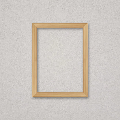 La cornice grezza 30×42 cm a parete: la cornice pronta per la tua immagine