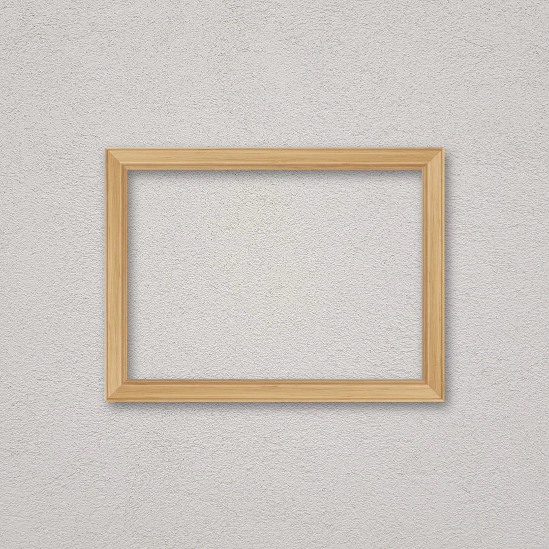 La cornice grezza 30×42 cm a parete di traverso: la cornice pronta per la tua immagine