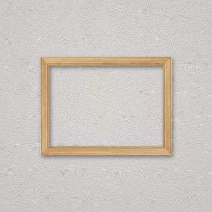 La cornice grezza 30×42 cm a parete di traverso: la cornice pronta per la tua immagine
