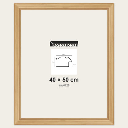 Cornici grezze fai-da-te 40x50 cm — Profilo sagomato 32x19 mm
