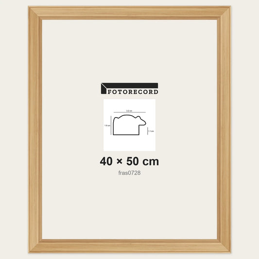 Cornici grezze fai-da-te 40x50 cm — Profilo sagomato 32x19 mm