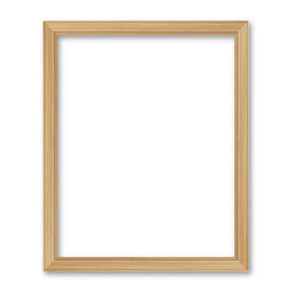 La cornice grezza 40×50 cm su fondo bianco