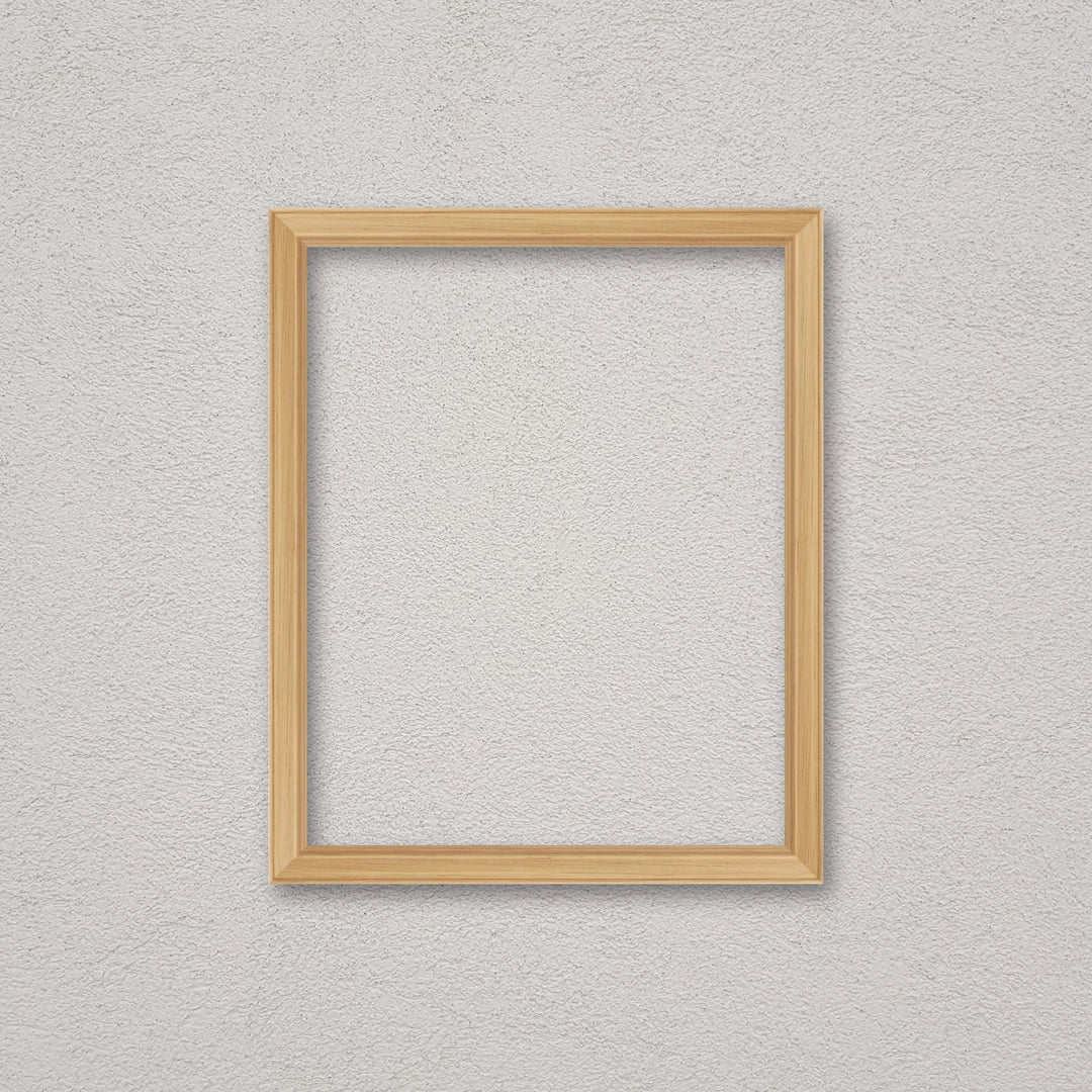 La cornice grezza 40×50 cm a parete: la cornice pronta per la tua immagine