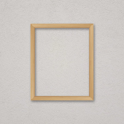 La cornice grezza 40×50 cm a parete: la cornice pronta per la tua immagine