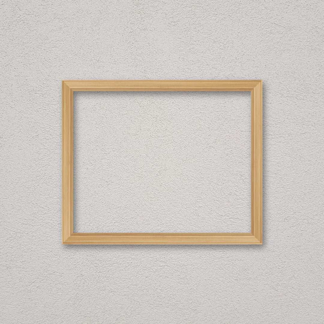 La cornice grezza 40×50 cm a parete di traverso: la cornice pronta per la tua immagine