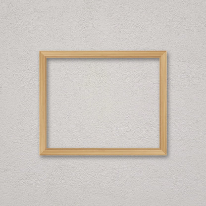 La cornice grezza 40×50 cm a parete di traverso: la cornice pronta per la tua immagine