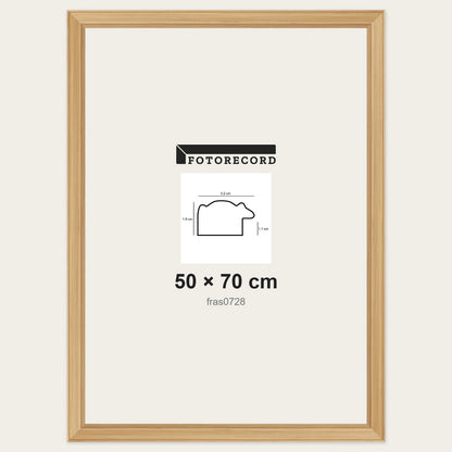 Cornici grezze fai-da-te 50x70 cm — Profilo sagomato 32x19 mm