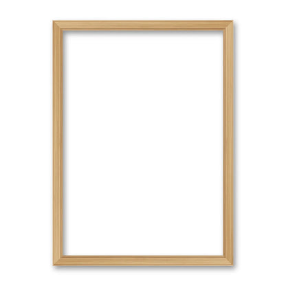 La cornice grezza 50×70 cm su fondo bianco