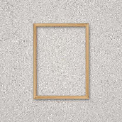 La cornice grezza 50×70 cm a parete: la cornice pronta per la tua immagine