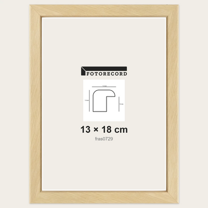 Cornici grezze fai-da-te 13x18 cm — Profilo sagomato 14x14 mm