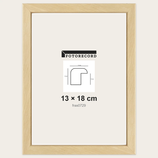 Cornici grezze fai-da-te 13x18 cm — Profilo sagomato 14x14 mm
