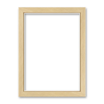 La cornice grezza 13×18 cm su fondo bianco