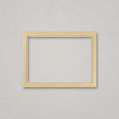 La cornice grezza 13×18 cm a parete di traverso: la cornice pronta per la tua immagine