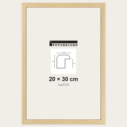 Cornici grezze fai-da-te 20x30 cm — Profilo sagomato 14x14 mm