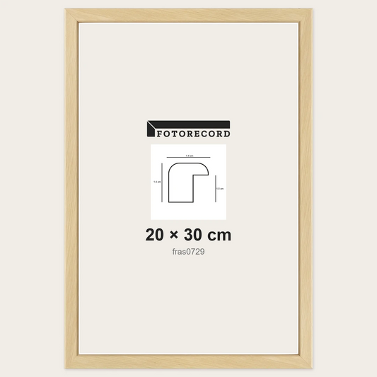 Cornici grezze fai-da-te 20x30 cm — Profilo sagomato 14x14 mm