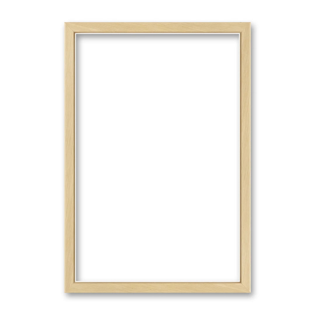 La cornice grezza 20×30 cm su fondo bianco