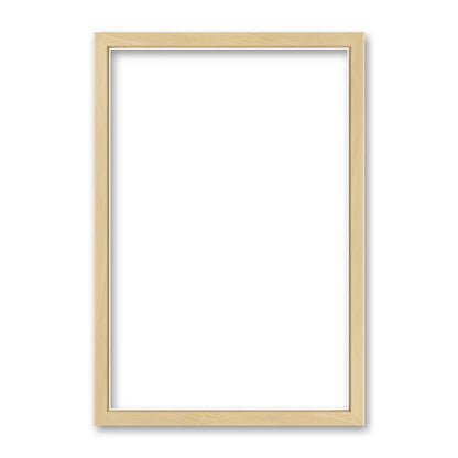 La cornice grezza 20×30 cm su fondo bianco