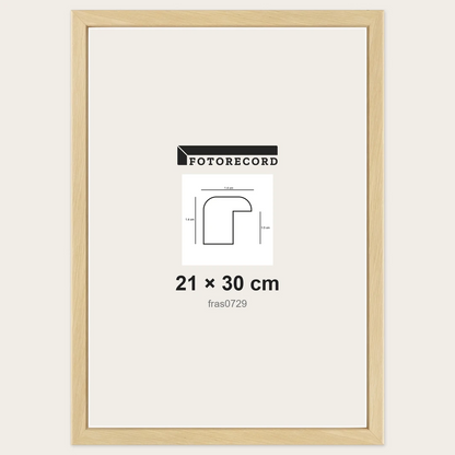 Cornici grezze fai-da-te 21x30 cm — Profilo sagomato 14x14 mm