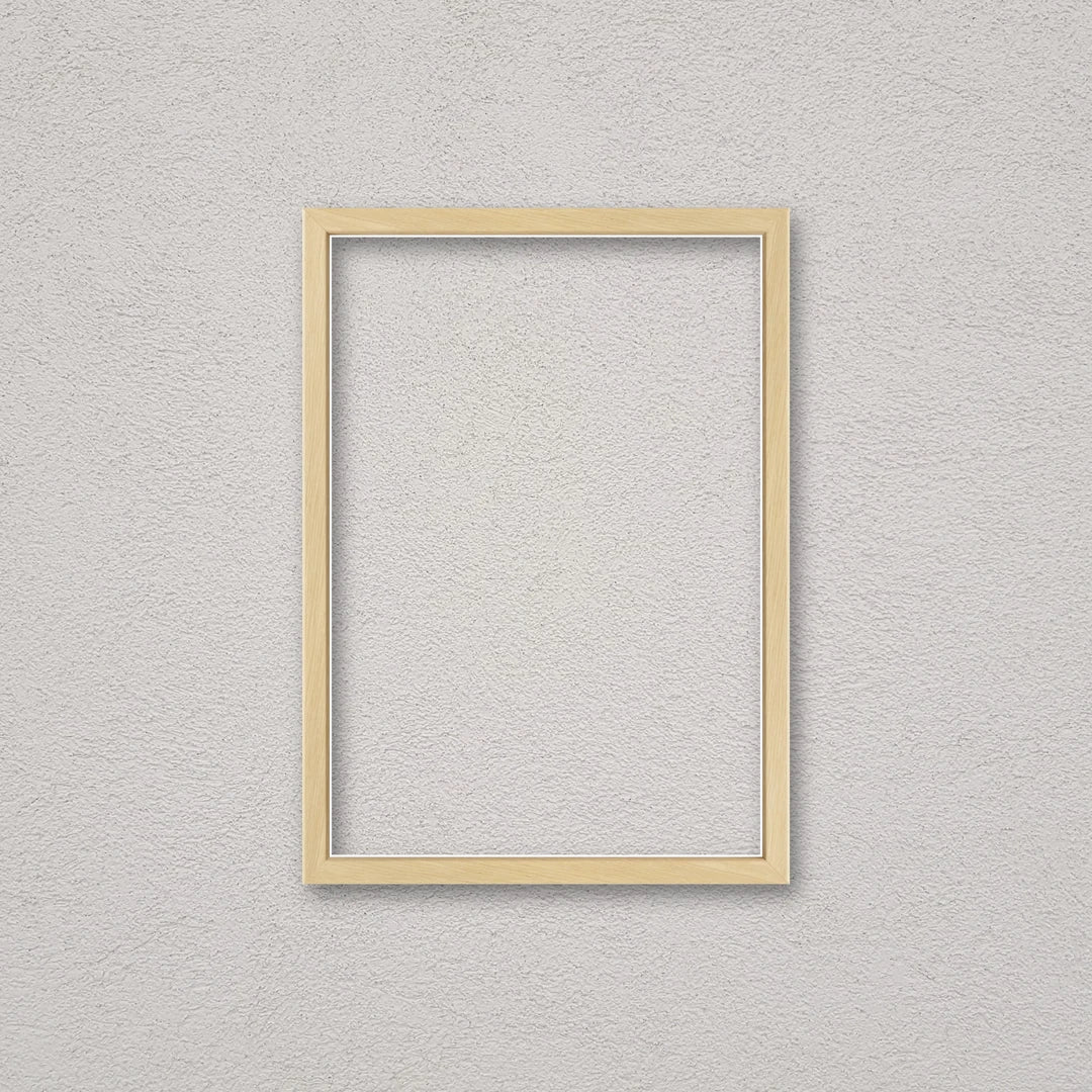 La cornice grezza 21×30 cm a parete: la cornice pronta per la tua immagine