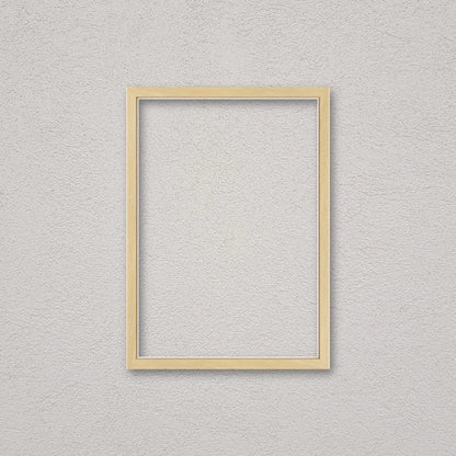 La cornice grezza 21×30 cm a parete: la cornice pronta per la tua immagine