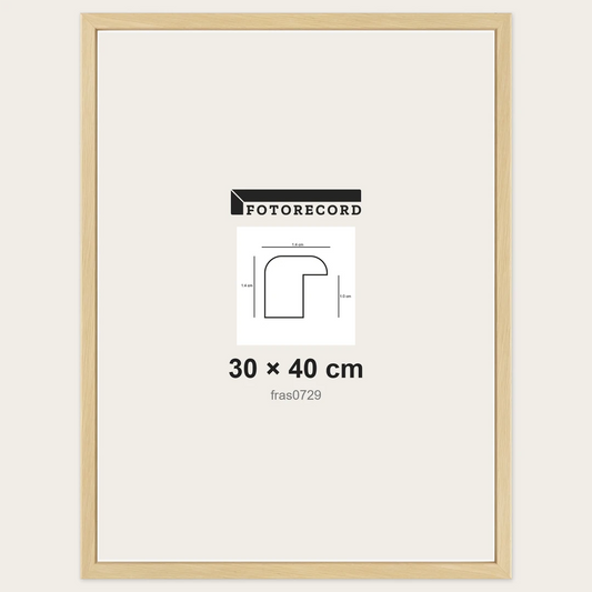 Cornici grezze fai-da-te 30x40 cm — Profilo sagomato 14x14 mm