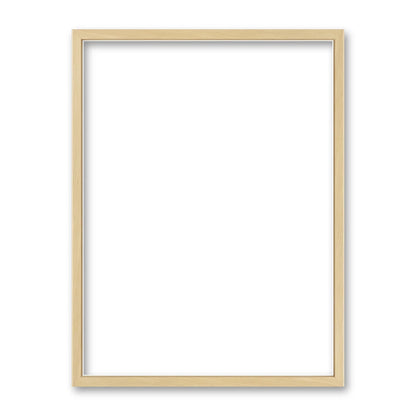 La cornice grezza 30×40 cm su fondo bianco
