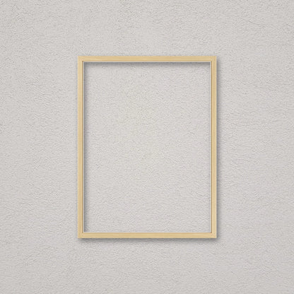 La cornice grezza 30×40 cm a parete: la cornice pronta per la tua immagine
