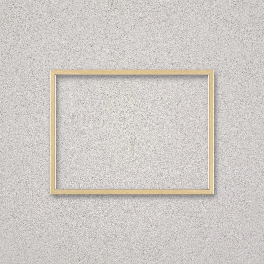 La cornice grezza 30×40 cm a parete di traverso: la cornice pronta per la tua immagine