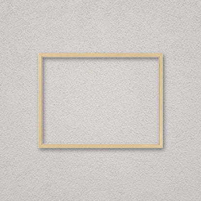 La cornice grezza 30×40 cm a parete di traverso: la cornice pronta per la tua immagine