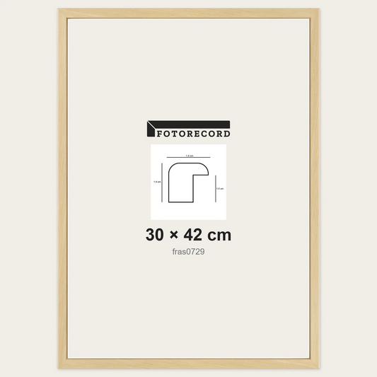 Cornici grezze fai-da-te 30x42 cm — Profilo sagomato 14x14 mm