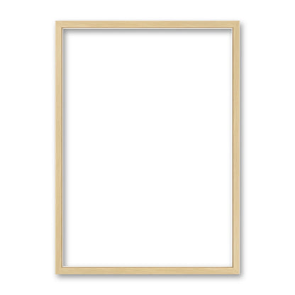 La cornice grezza 30×42 cm su fondo bianco