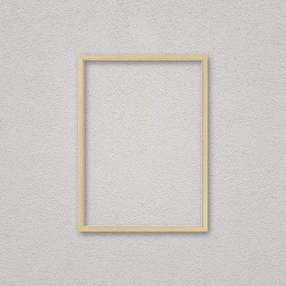 La cornice grezza 30×42 cm a parete: la cornice pronta per la tua immagine