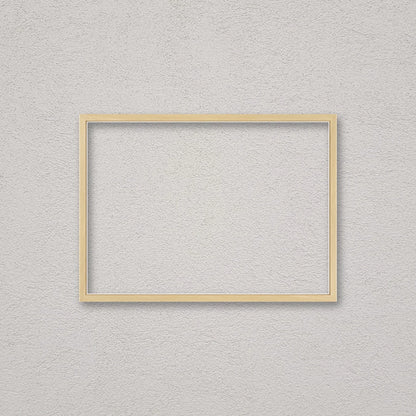La cornice grezza 30×42 cm a parete di traverso: la cornice pronta per la tua immagine