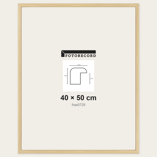 Cornici grezze fai-da-te 40x50 cm — Profilo sagomato 14x14 mm