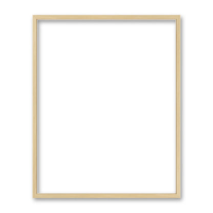 La cornice grezza 40×50 cm su fondo bianco