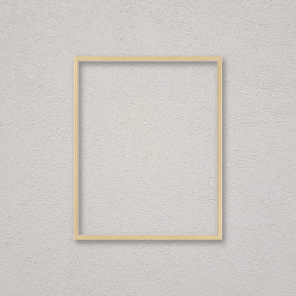 La cornice grezza 40×50 cm a parete: la cornice pronta per la tua immagine