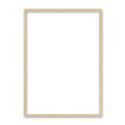 La cornice grezza 50×70 cm su fondo bianco