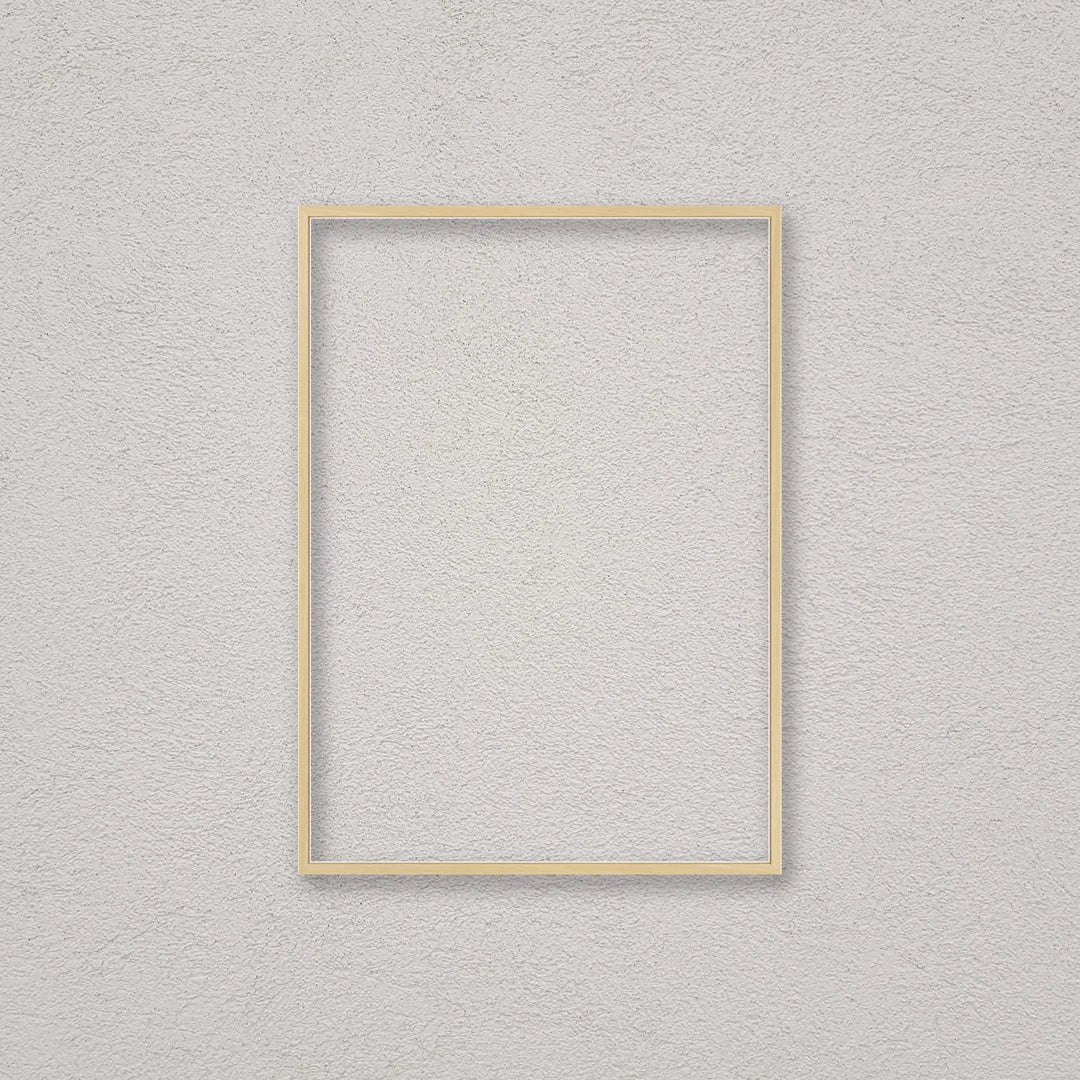 La cornice grezza 50×70 cm a parete: la cornice pronta per la tua immagine