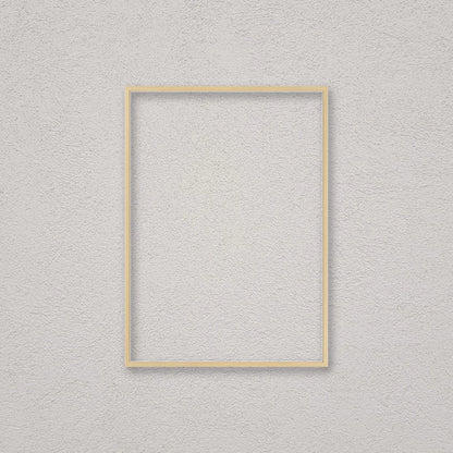 La cornice grezza 50×70 cm a parete: la cornice pronta per la tua immagine