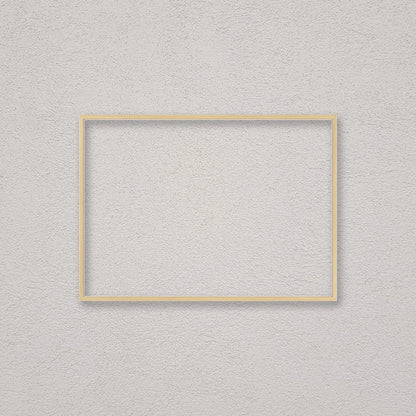 La cornice grezza 50×70 cm a parete di traverso: la cornice pronta per la tua immagine