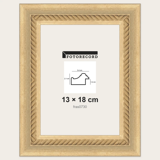 Cornici grezze fai-da-te 13x18 cm — Profilo pastellato 34x21 mm