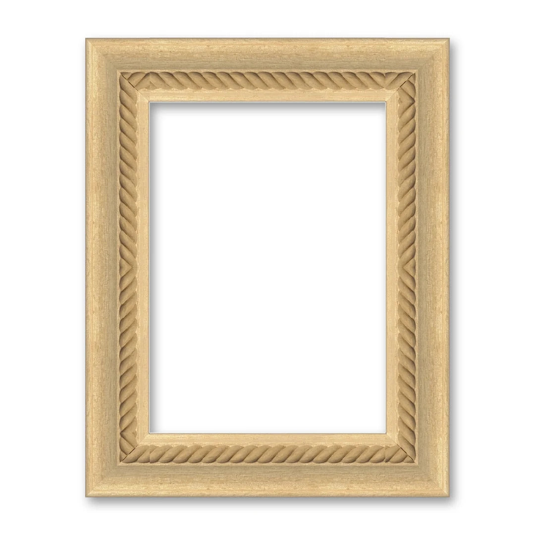 La cornice grezza 13×18 cm su fondo bianco