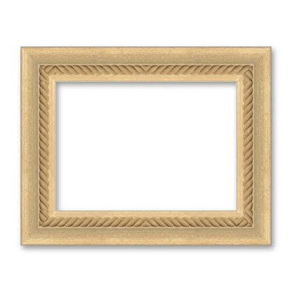 La cornice grezza 13×18 cm di traverso su fondo bianco