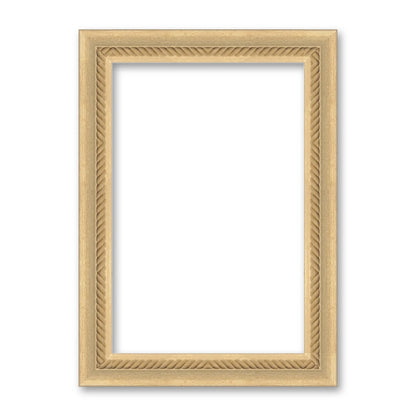 La cornice grezza 20×30 cm su fondo bianco