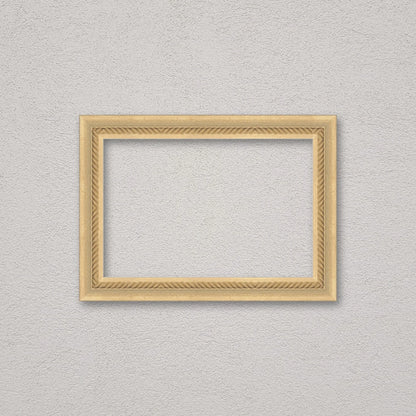 La cornice grezza 20×30 cm a parete di traverso: la cornice pronta per la tua immagine