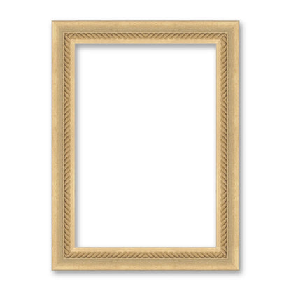 La cornice grezza 21×30 cm su fondo bianco