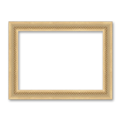 La cornice grezza 21×30 cm di traverso su fondo bianco