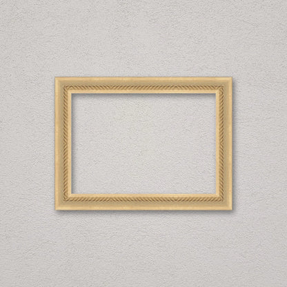 La cornice grezza 21×30 cm a parete di traverso: la cornice pronta per la tua immagine