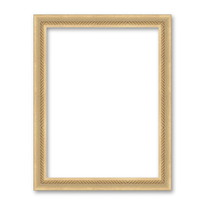 La cornice grezza 30×40 cm su fondo bianco