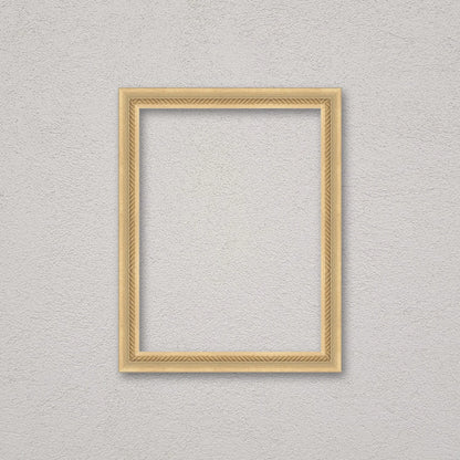 La cornice grezza 30×40 cm a parete: la cornice pronta per la tua immagine